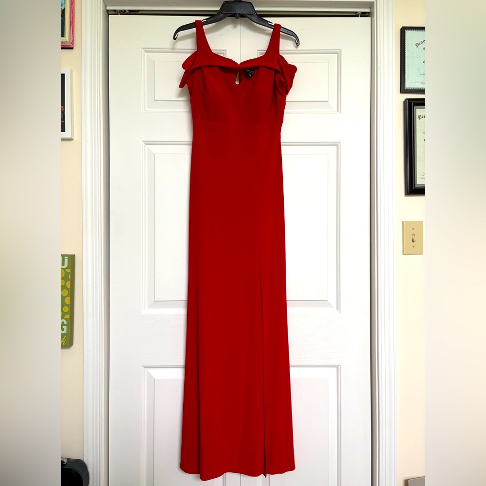 Night Way Collections Red Sweetheart Maxi Gown